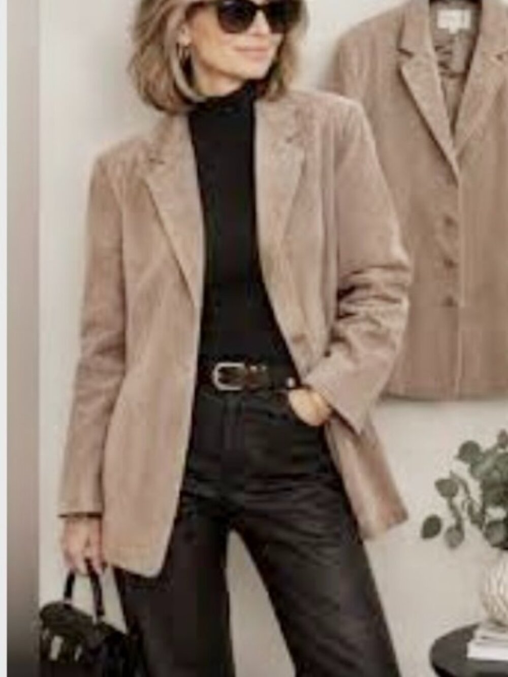Vintage Fairweather Suede Blazer Jacket
